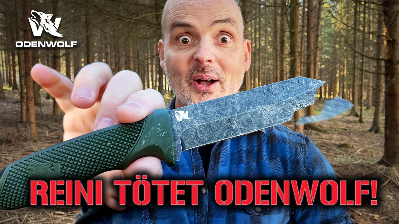 Reini testet das Odenwolf W Reverse Tanto