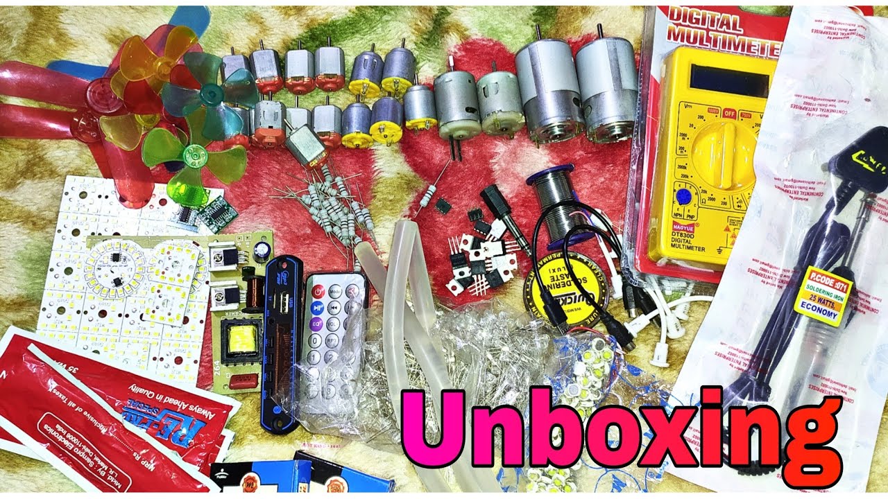 Low Price Electronics Components Kaha Se Kharide |Unboxing | इलेक्ट्रॉनिक सामान कहां से खरीदें