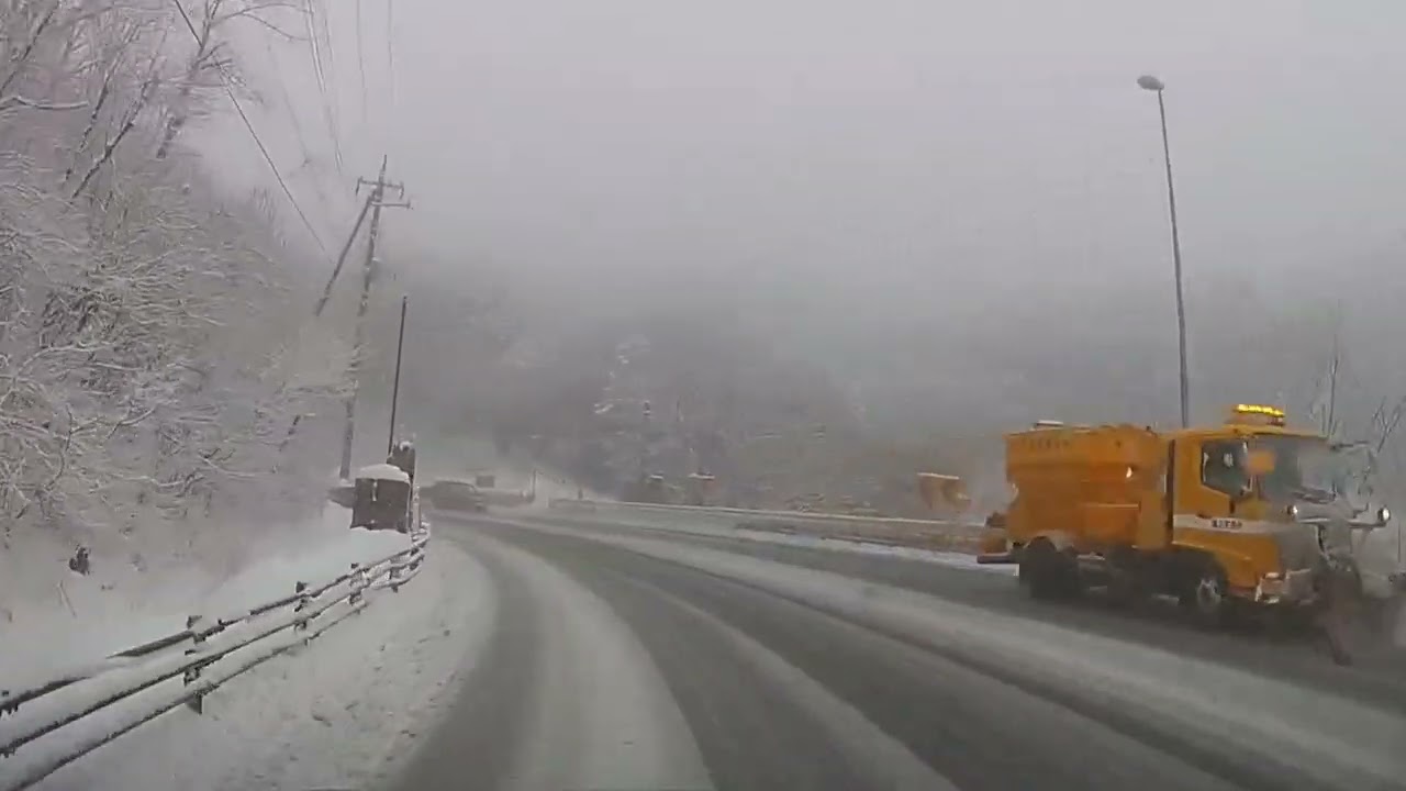 国道18号 碓氷バイパス 雪❄ 2025年3月16日