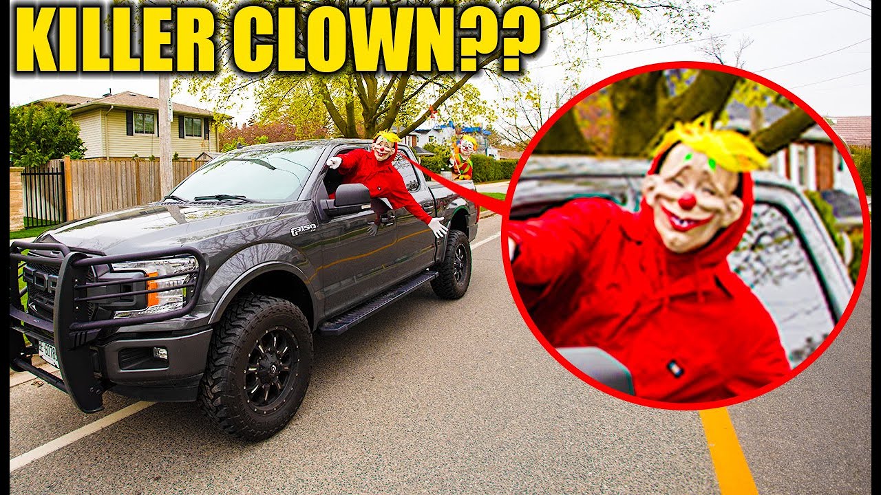 IF YOU SEE THIS KILLER CLOWN BY YOUR HOUSE RUN AWAY! (THEY KIDNAPPED MY FRIEND)