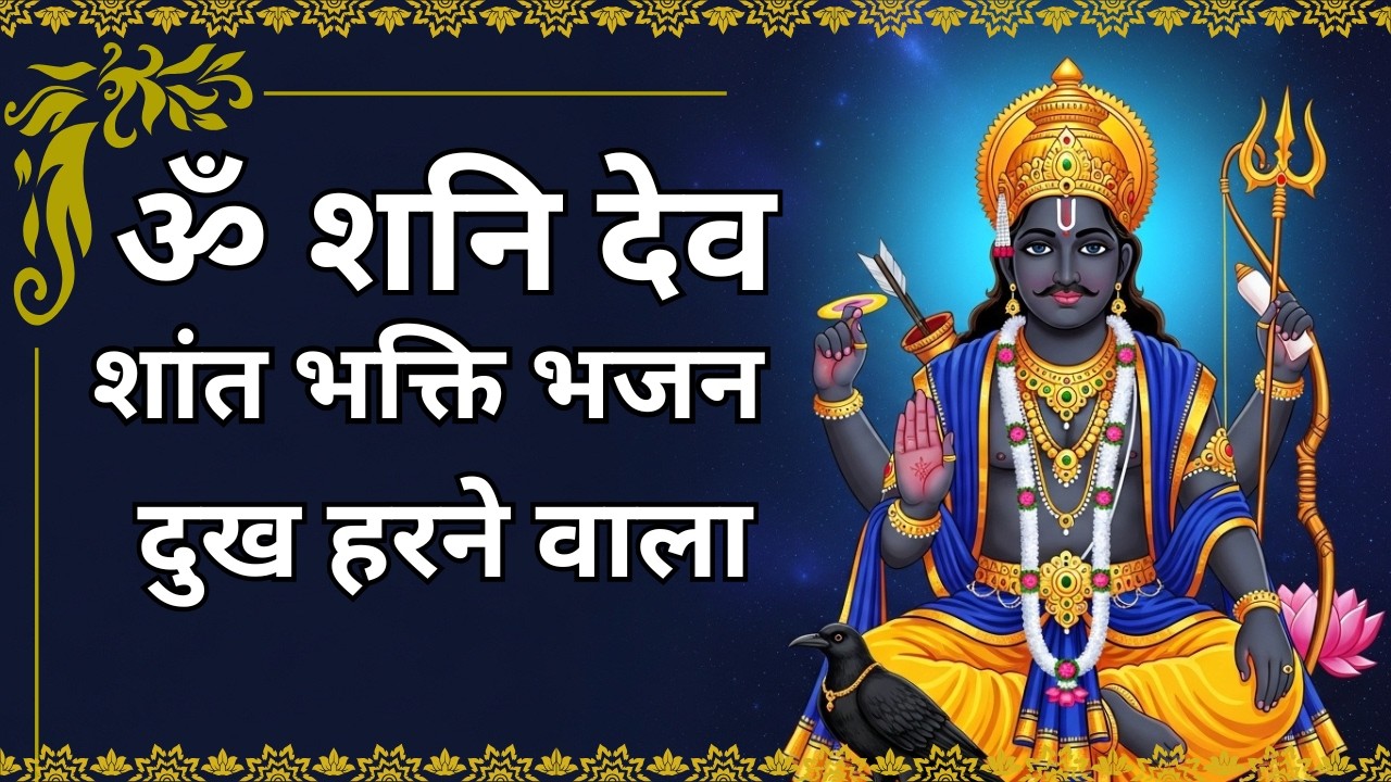 Om Shani Dev Bhajan |  हे शनि देव करुणा के सागर | 6 Min शांति भक्ति | Shani Bhajan 2026