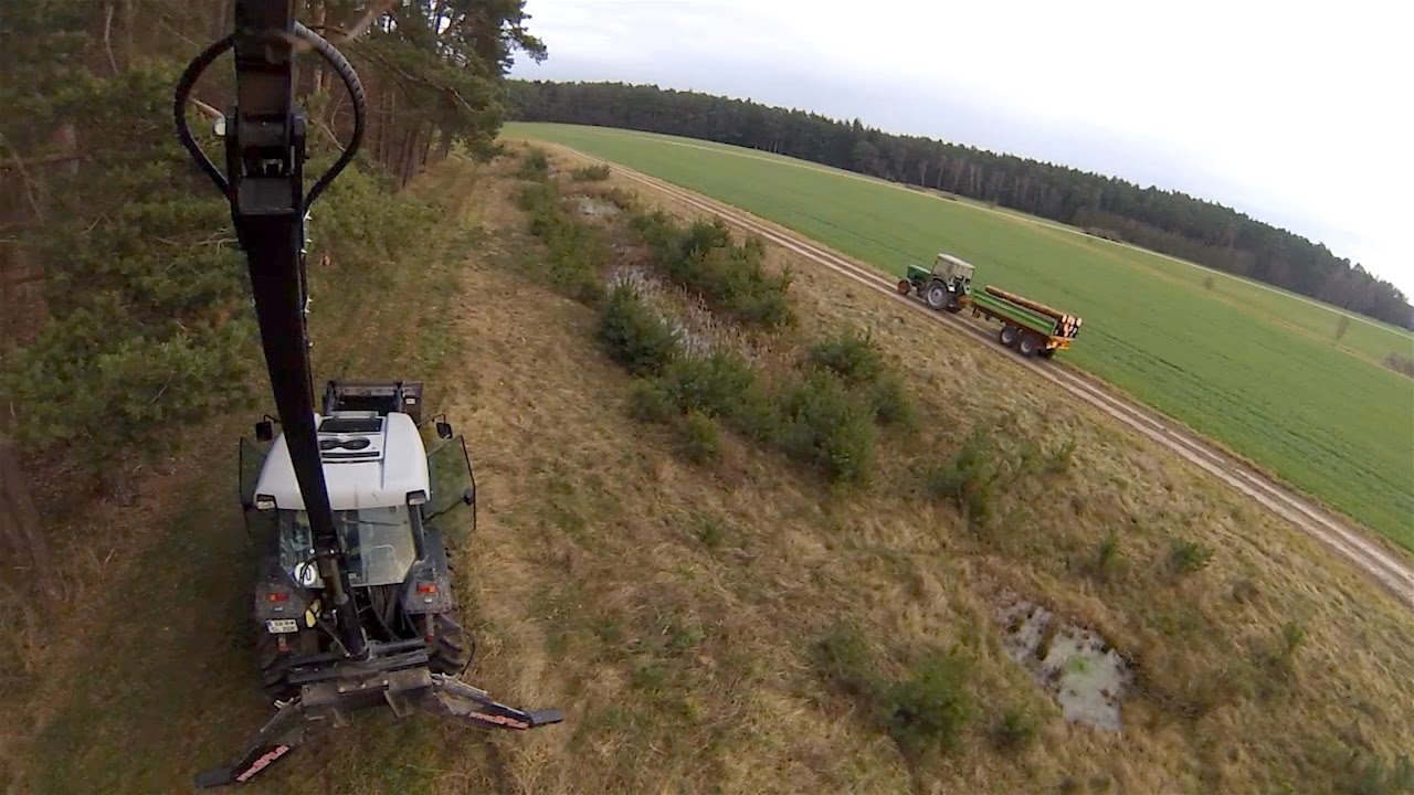 Holzmachen (Metal Version) - Palms Forstkran im Dreipunktanbau | GoPro POV