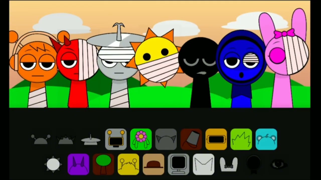 Incredibox Sprunki Horror Survivor Phase: Bandaged Characters & Dark Emotional Sound Mix