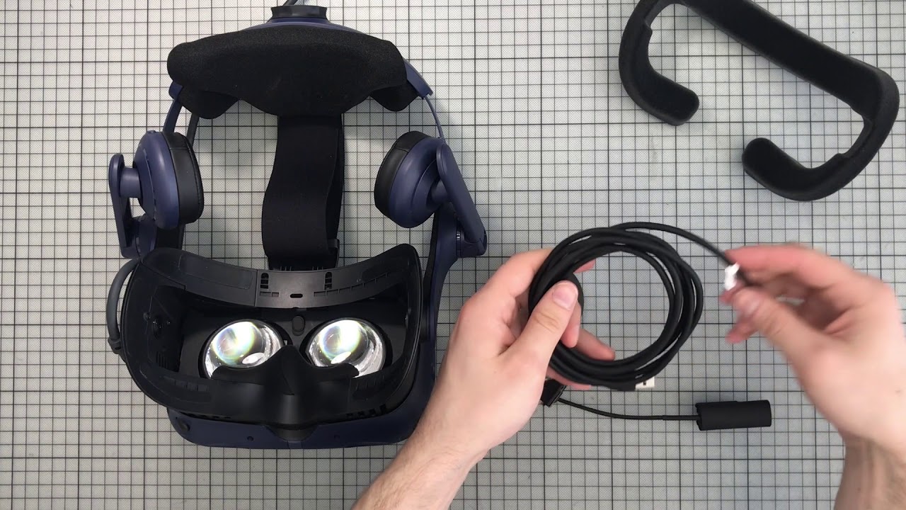 Pupil + HTC Vive PRO eye-tracking add-on assembly guide