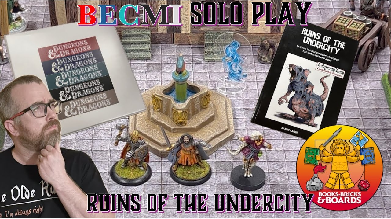 BECMI D&D Solo Play:  Ruins of the Undercity