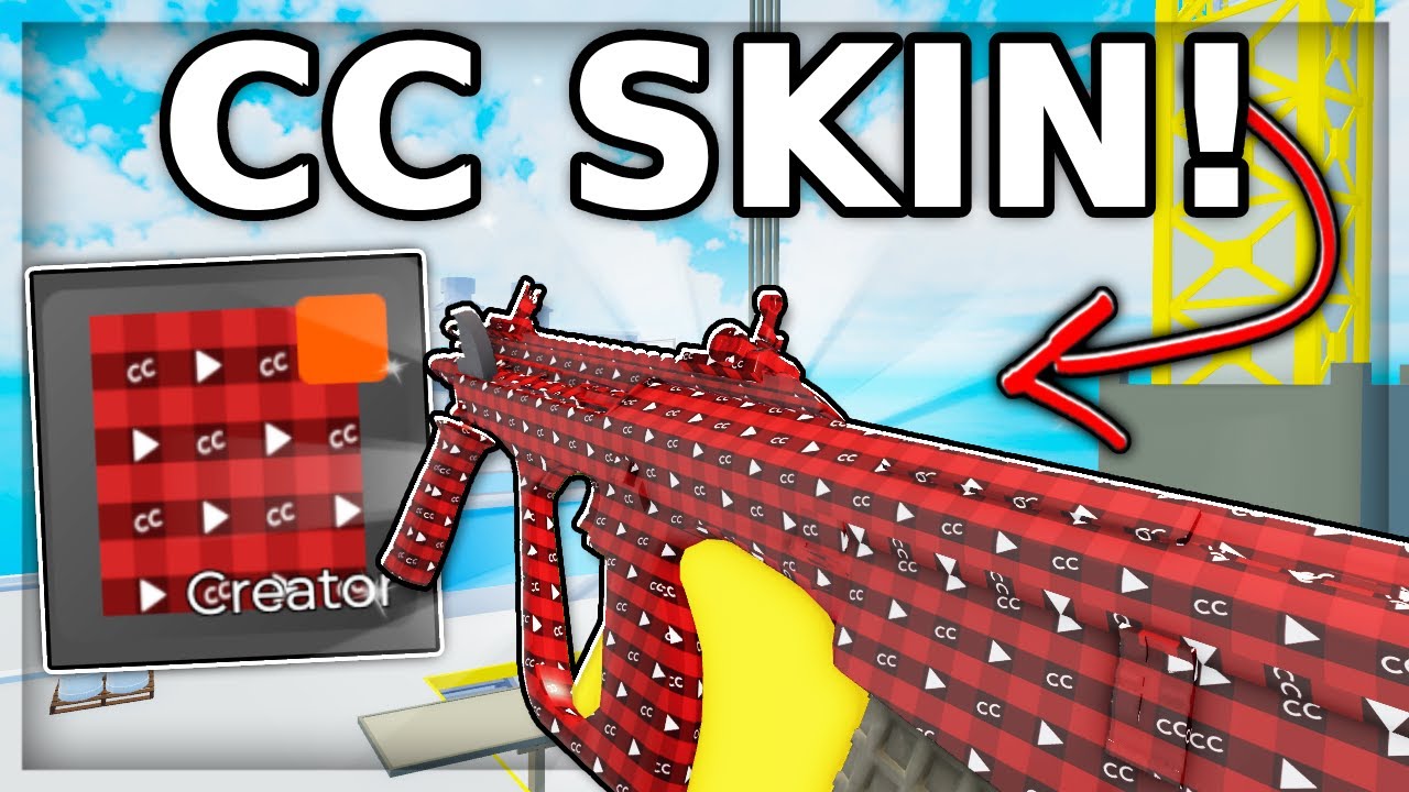I Got The CONTENT CREATOR SKIN In ARSENAL... (Roblox Arsenal)