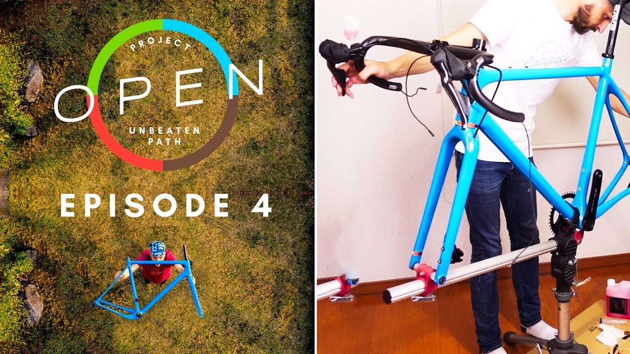 Steerer, brakes and gears. Open U.P. Build