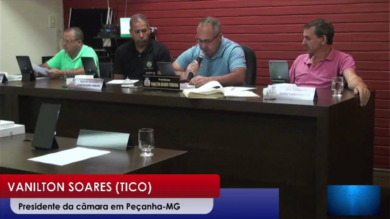 3ª REUNIÃO ORDINÁRIA NA CÂMARA MUNICIPAL DE PEÇANHA-MG