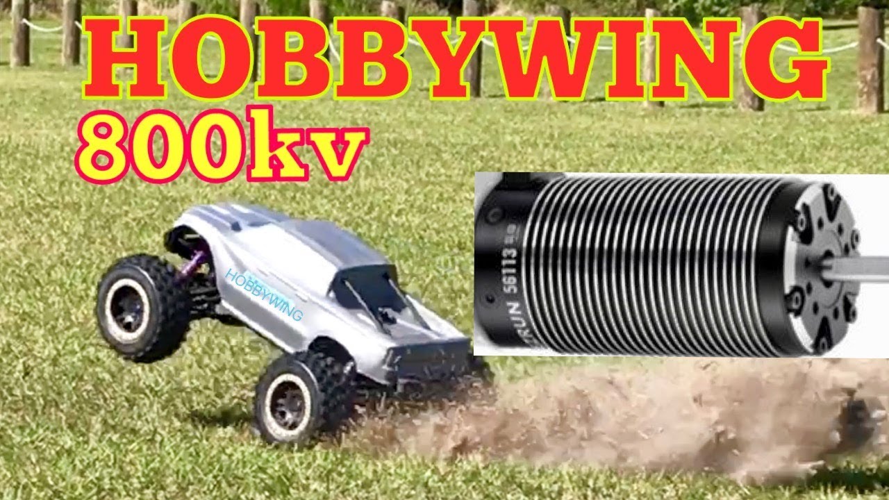 Тест двигателя Hobbywing 800kv 56113
