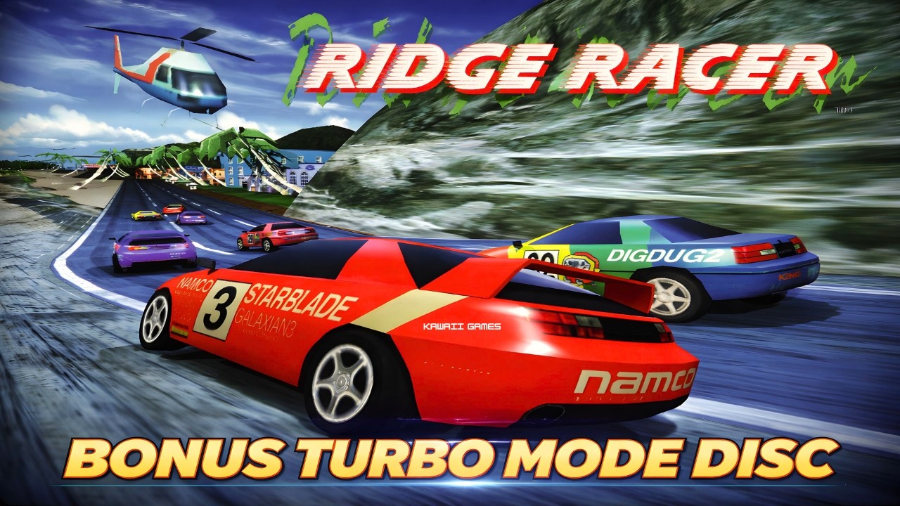 Ridge Racer BONUS TURBO MODE DISC | PS1 | Gameplay Walkthrough Longplay FULL GAME [4K60ᶠᵖˢ UHD🔴]