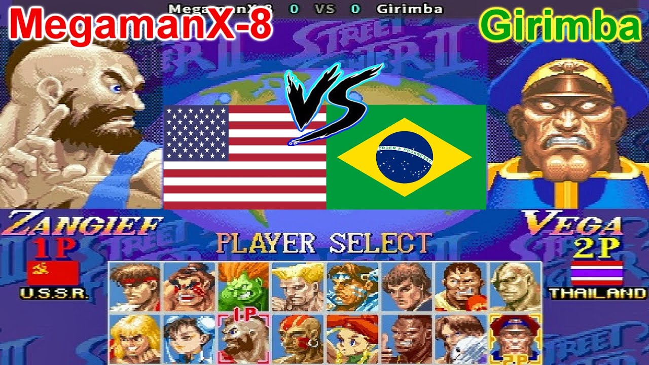 Super Street Fighter II X: Grand Master Challenge - MegamanX-8 vs Girimba