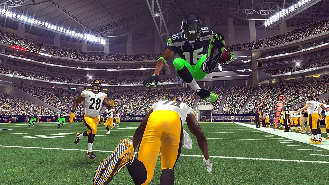 Madden 17 Super Bowl 52 Seahawks vs Steelers Franchise Mode Game Play Xbox One S