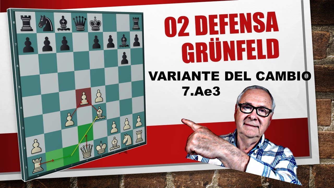 02 Guía de la Defensa Grunfeld El blanco juega 7 Ae3