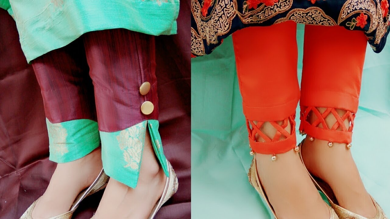 Two beautiful and trending plazzo pant's bottom designs