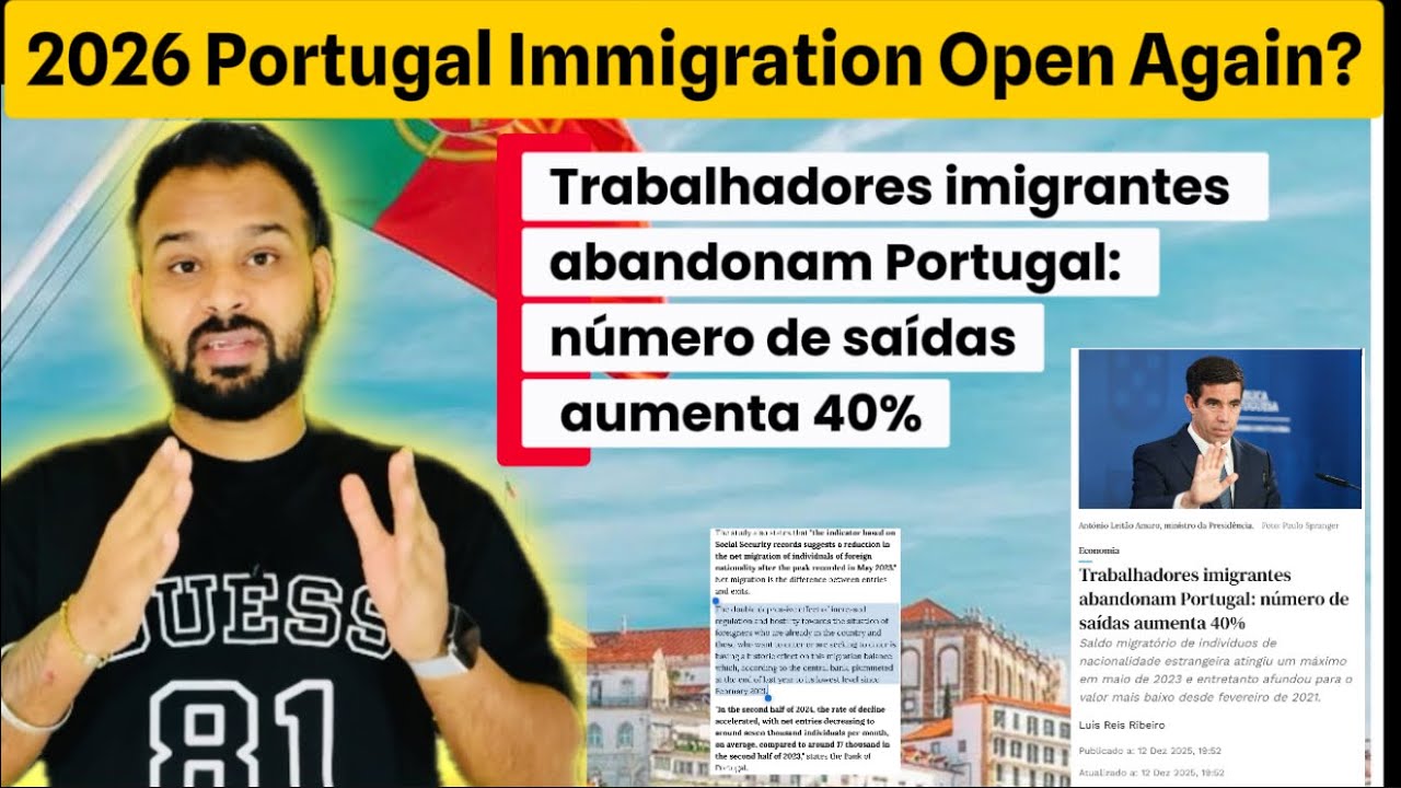 Portugal Ch Immigrant Workers Country Chhad Rahe Ne: 2026 Immigration Open Hovegi?