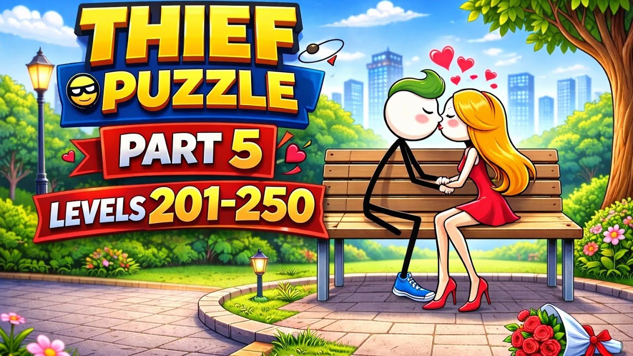 Thief Puzzle 🧠 Levels 201-250 Gameplay Walkthrough | Part 5 | Money Gaming