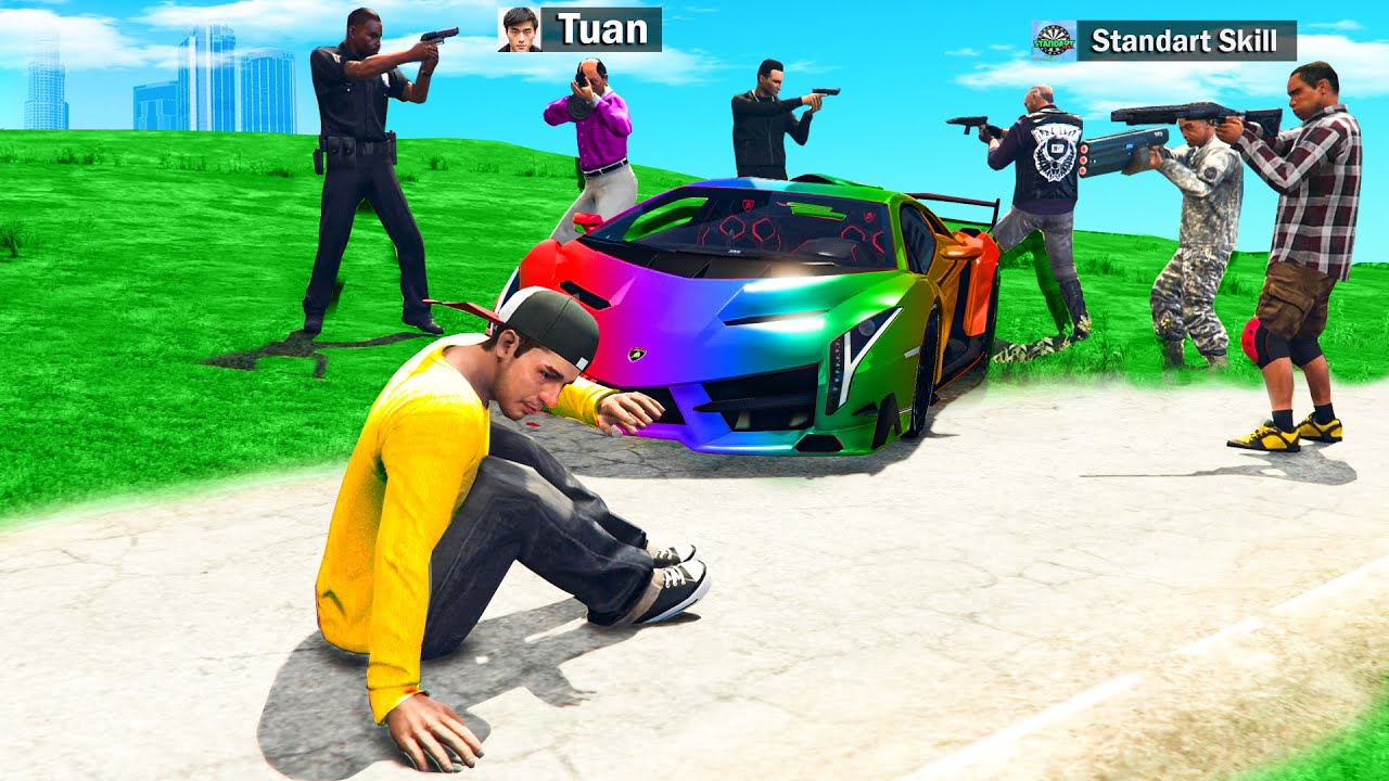 die GANZE WELT will REGENBOGEN LAMBO in GTA 5 RP! (HILFE)