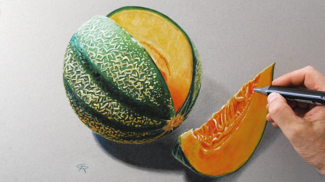 Рисунок дыни-дыни