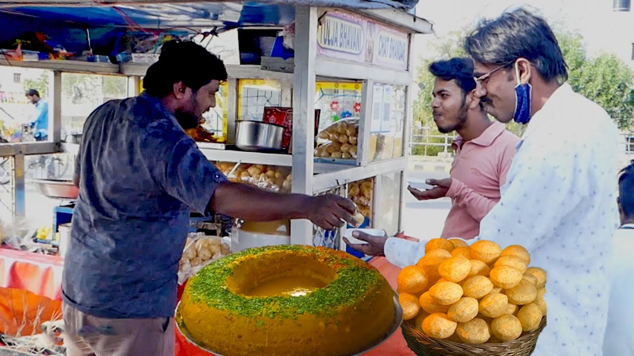 PANI PURI | Hyderabadi Aloo Chaat , Dahi Puri & Golgappa Recipes | Indian Street Food