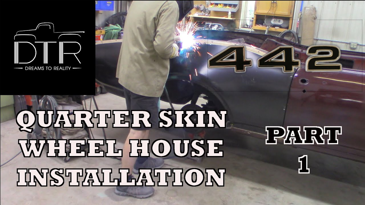 68 OLDS 442 Outer Wheelhouse/Quarter panel install DTR Automotive