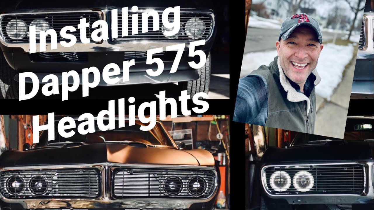 575 Dapper Lighting Halo Switchback Headlights Install & Front Bumper Removal Tutorial 1967 Firebird