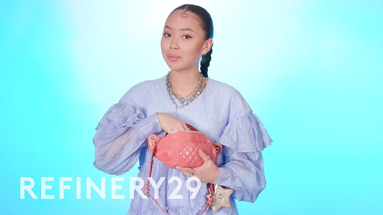 Griff Reveals What's Inside Her Chanel Waist Bag | Spill It | Refinery29