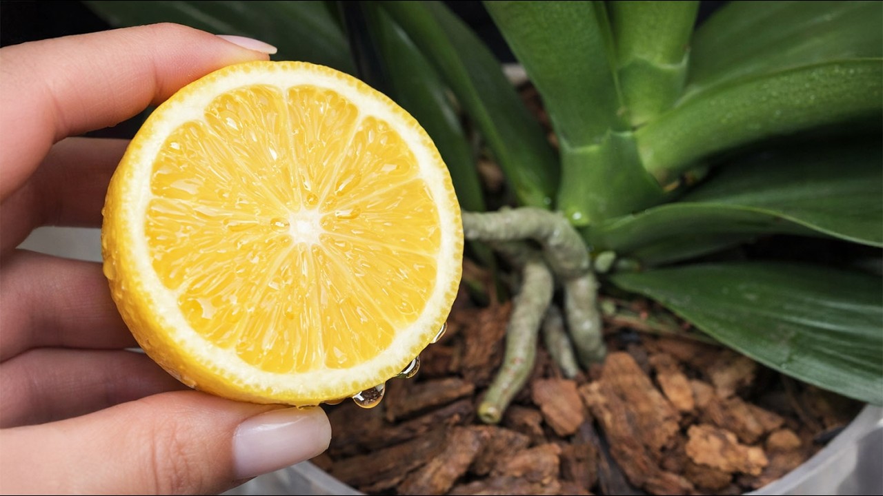 Weź po prostu cytrynę! Twoje orchidee będą kwitnąć eksplozjami na zawsze! Lush kwiaty bez szkodnik&oacute;w