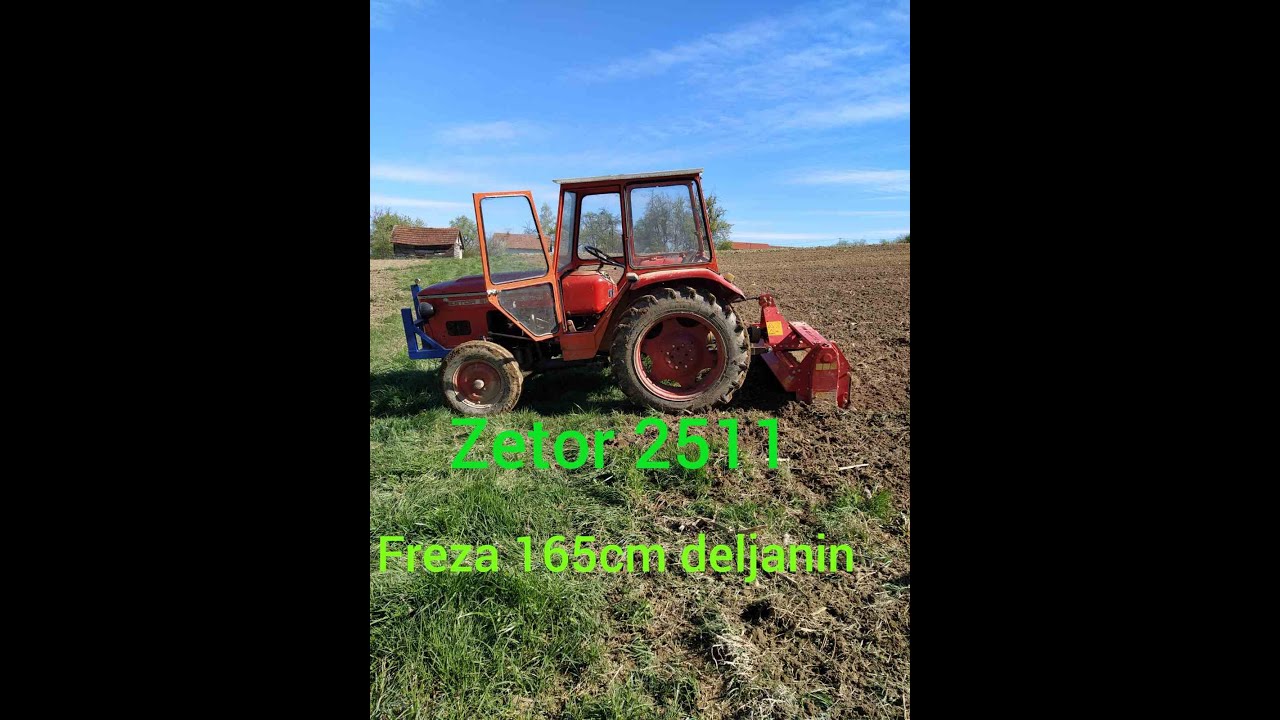 Zetor 2511 + 165cm freza deljanin