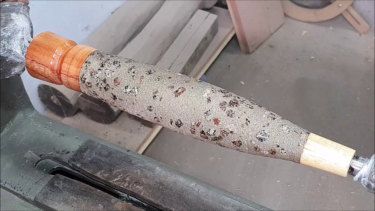 Woodturning - Madness I put concrete on the lathe.