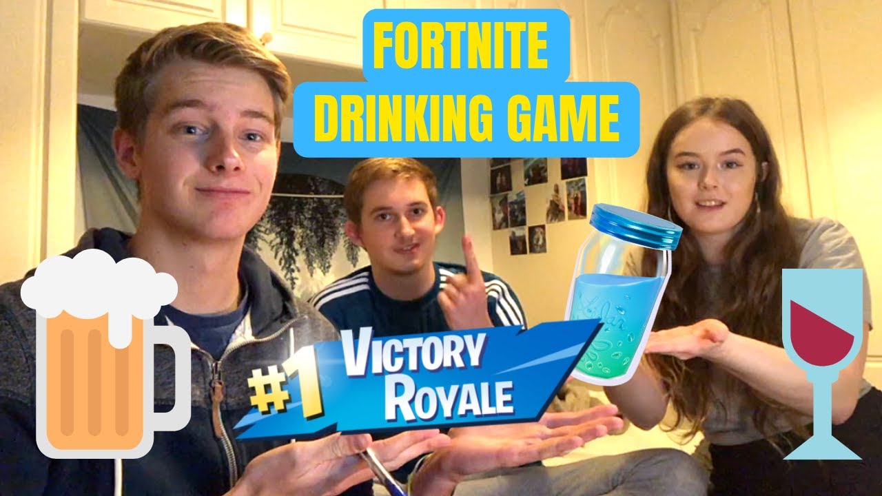FORTNITE DRINKING GAME ft my flat-mates