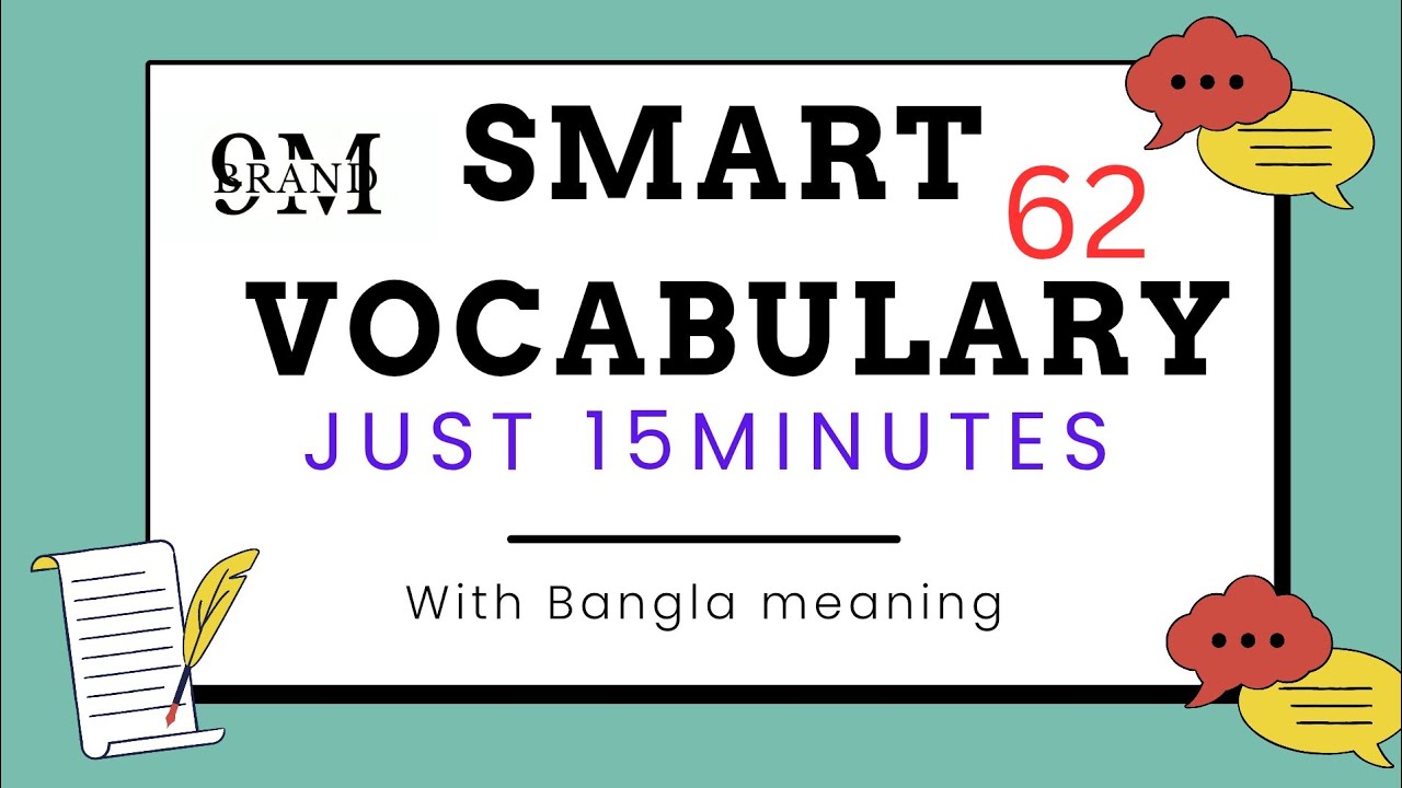 Master 62 Smart Vocabulary Words in 15 Minutes! #SpokenEnglish#English #EnglishGrammar #DailyEnglish