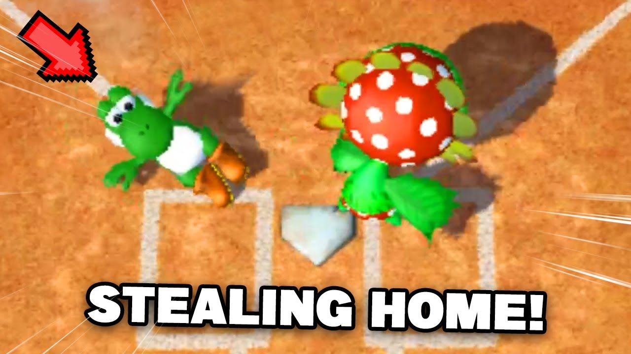 I attempted the Mario Super Sluggers STEALING Challenge!