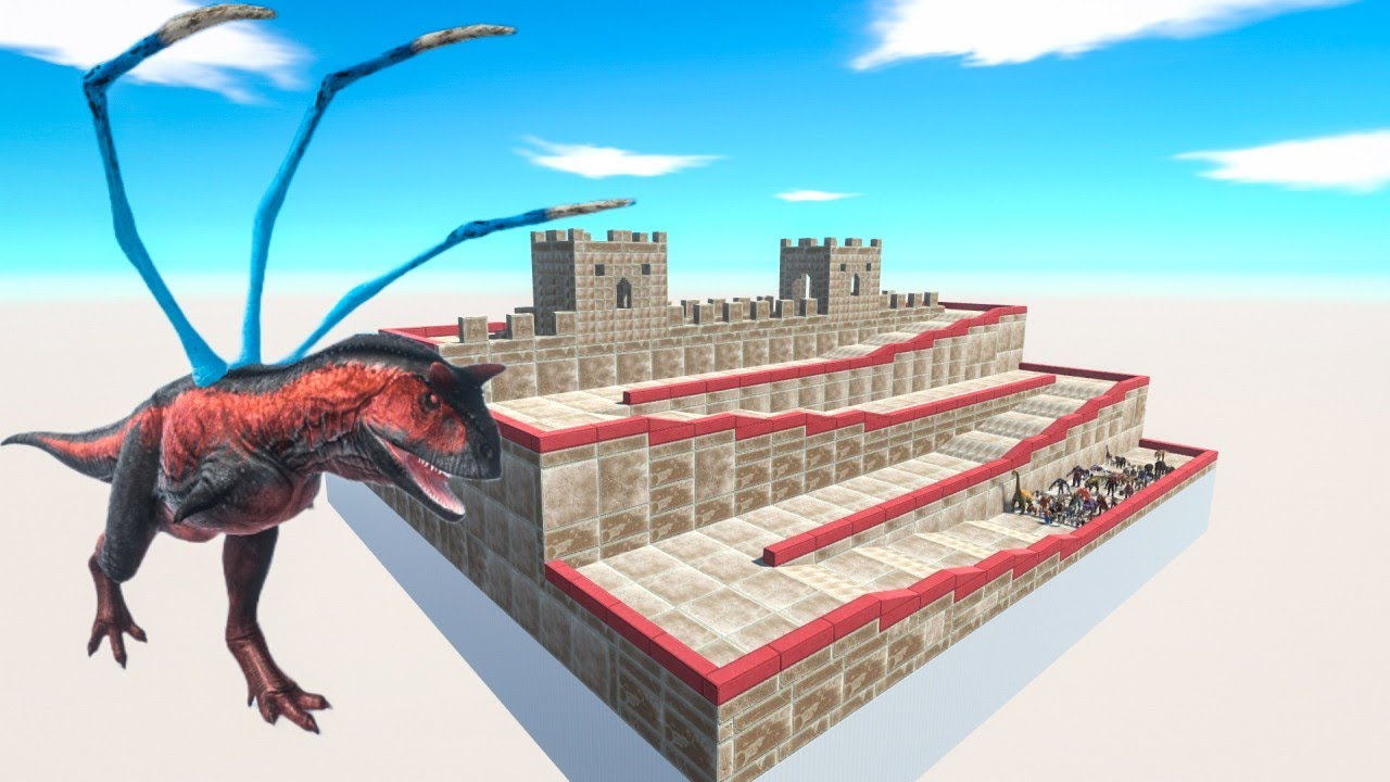 Escape From Carnotaurus - Last Survivor - Animal Revolt Battle Simulator