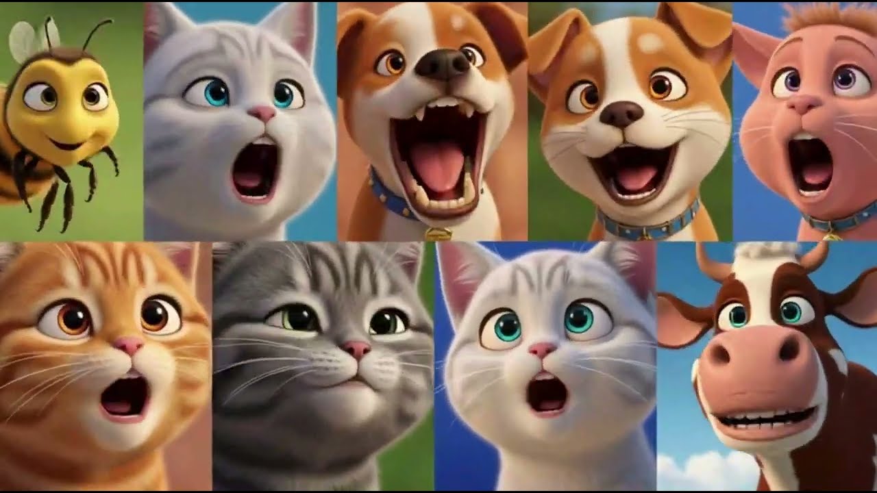 Sing & Learn Animals! 🦁🐰🐧 | The Catchiest Kids Song Ever!