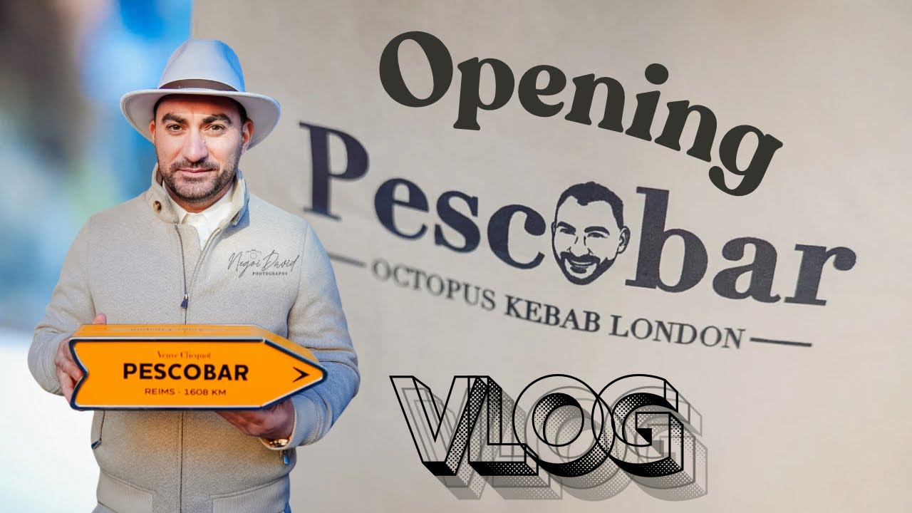 PESCOBAR - Deschidere Octopus kebab Londra - VLOG