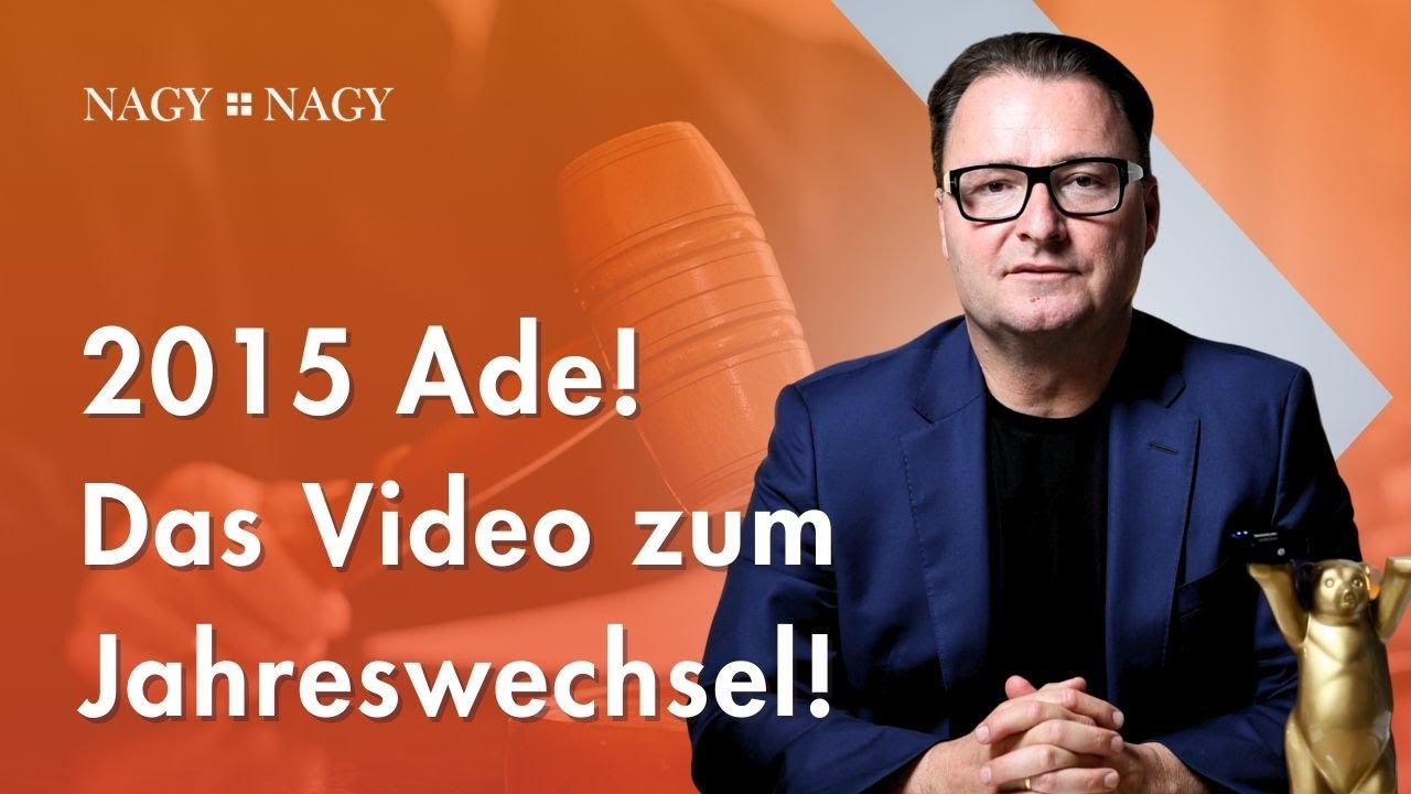 Das Jahreswechsel-Video zur Verjährung! 2015 Ade!
