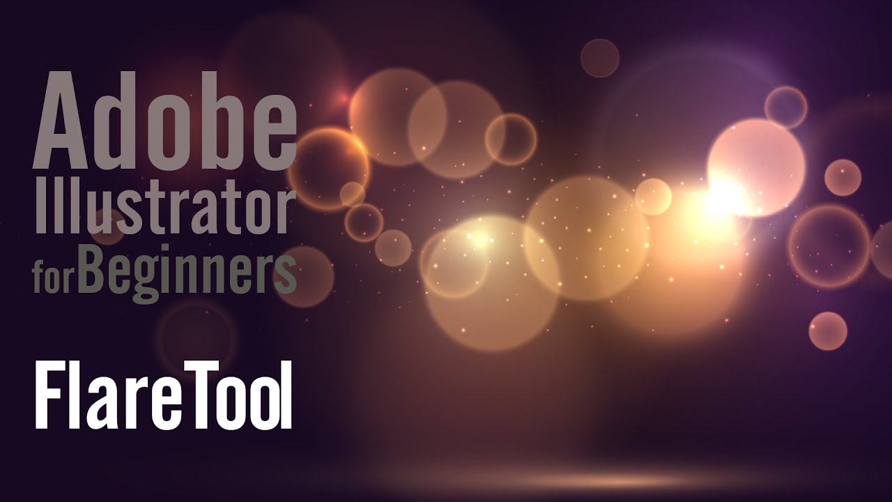 Adobe Illustrator Flare Tool | Lens Flare tool Illustrator : Class 26 (a)