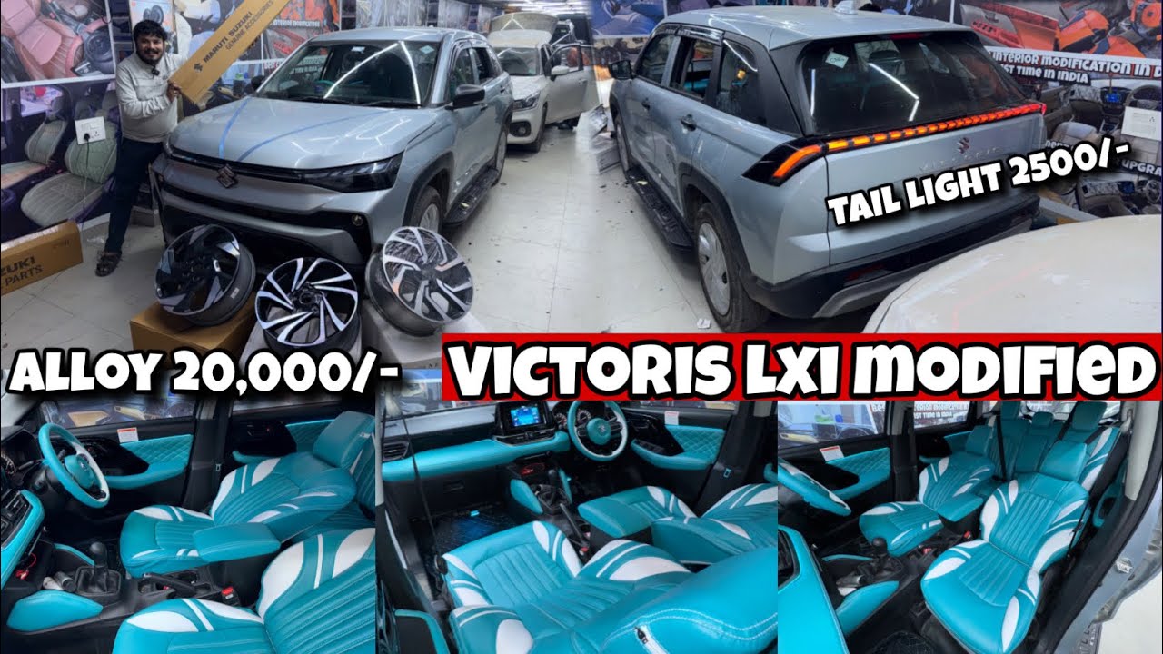 MARUTI VICTORIS LXI MODIFICATION WITH PRICE MARUTI VICTORIS TOP MODEL HEADLIGHT VICTORIS BASE TO TOp