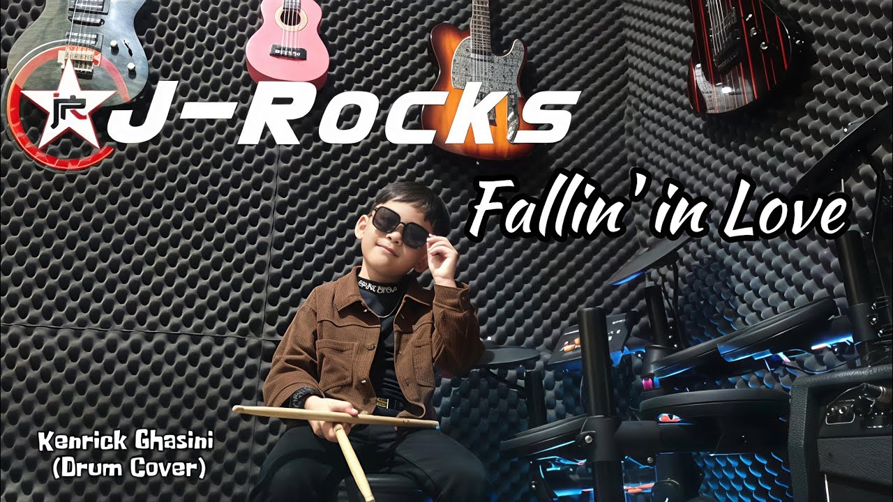 J-Rock's - Fallin' in Love ( Kenrick Ghasini Drum Cover ) #drums #drummer #drumcover #fyp #music 