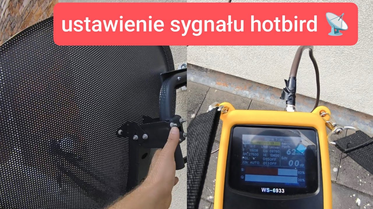 Szybka akcja regulacja 📡 hotbird ⚡#satellite #setup #dc #uk #polska 
