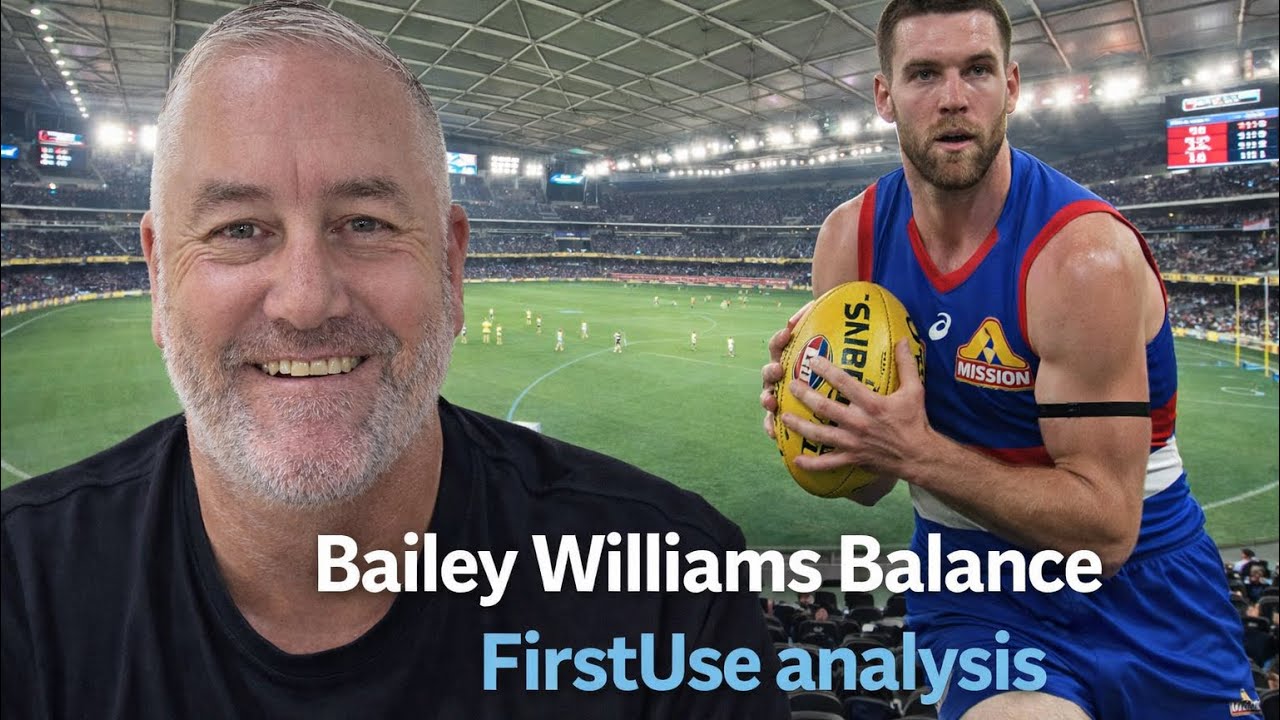 AFL | Бейли Уильямс из команды Western Bulldogs демонстрирует баланс на соревнованиях