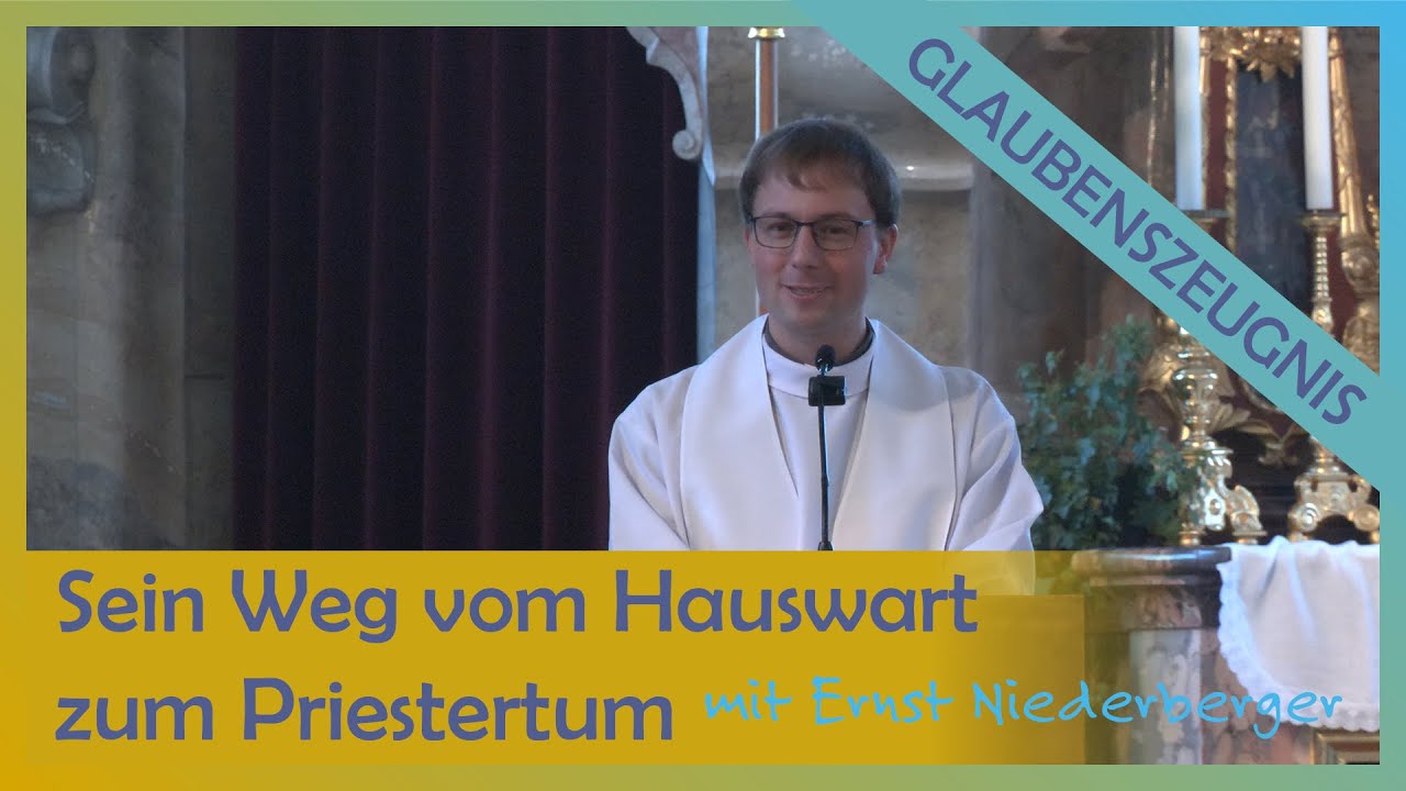 Vikar Ernst Niederberger: Sein Weg vom Hauswart zum Priester
