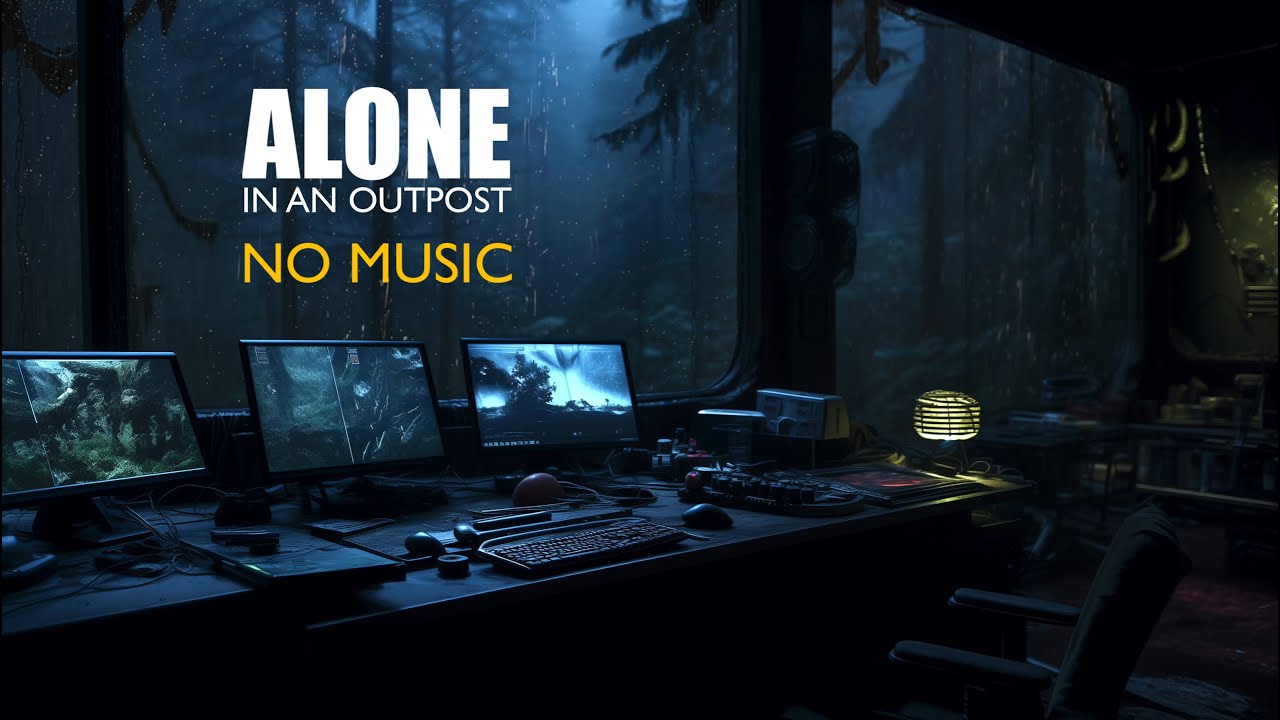 Dark Forest [ALONE] Dark Ambient [No Music] 4K