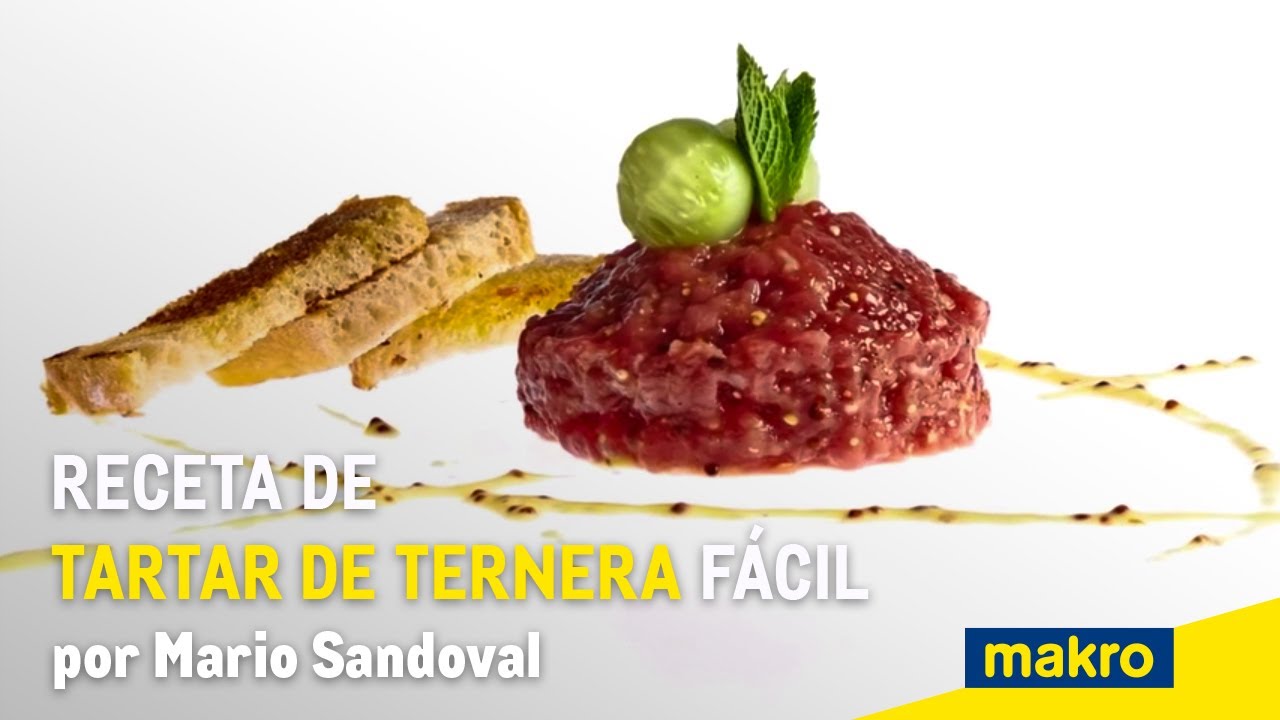 Receta de tartar de ternera fácil por Mario Sandoval