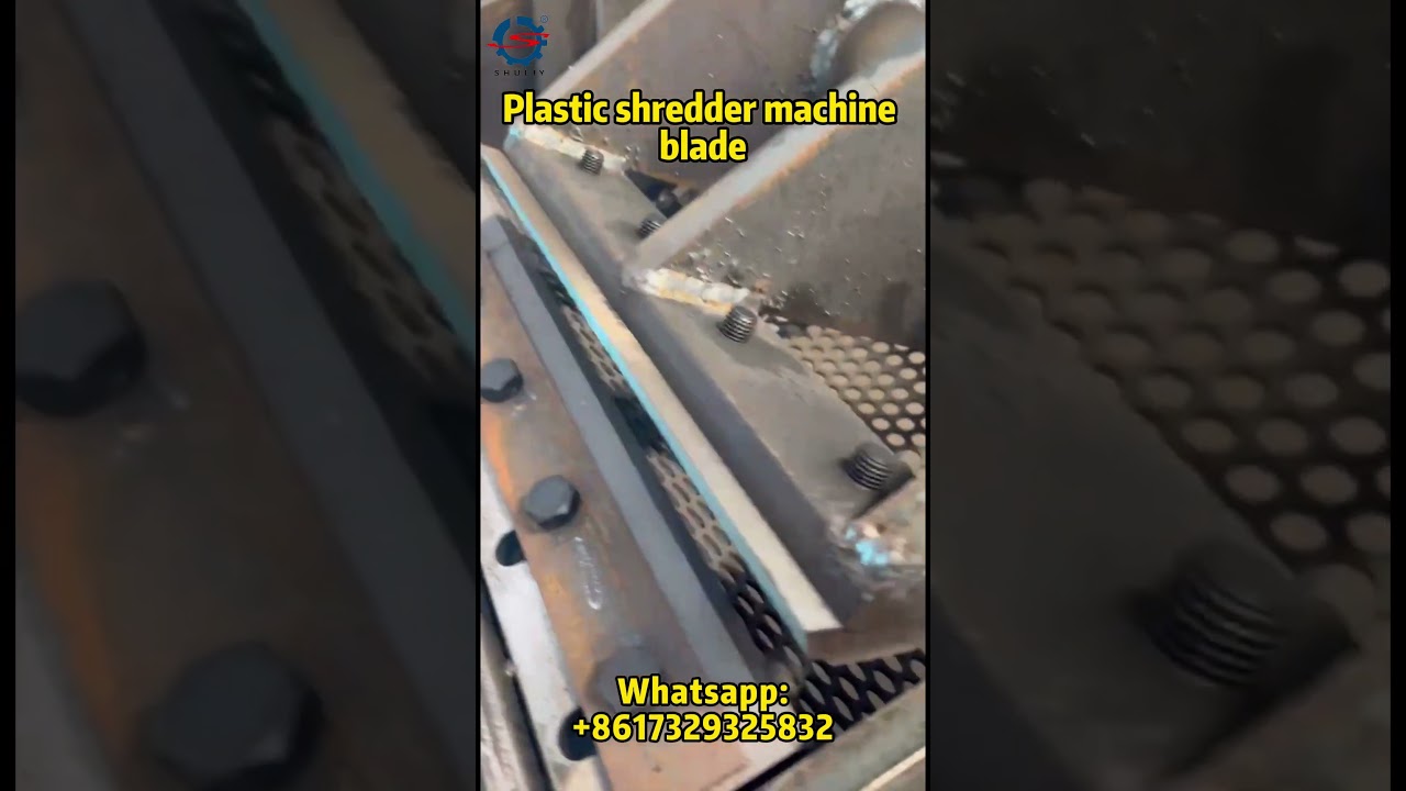 Plastic shredder machine blade | Plastic crusher machine plant