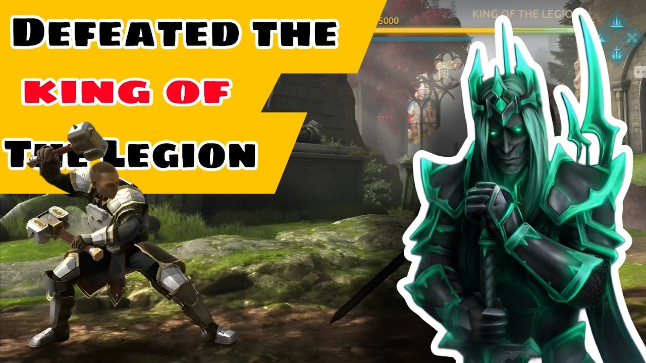 Defeated the king of the [ LEGION ] 😎