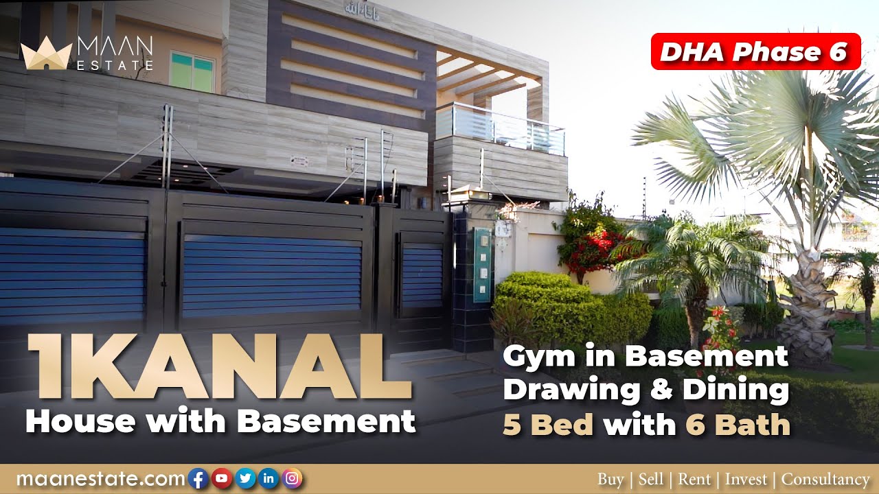 1 Kanal House with Basement in DHA Phase 6 Lahore