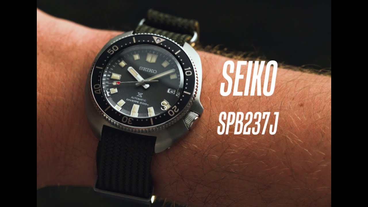 The Seiko SPB237J continues the Captain Willard-inspired line of vintage divers