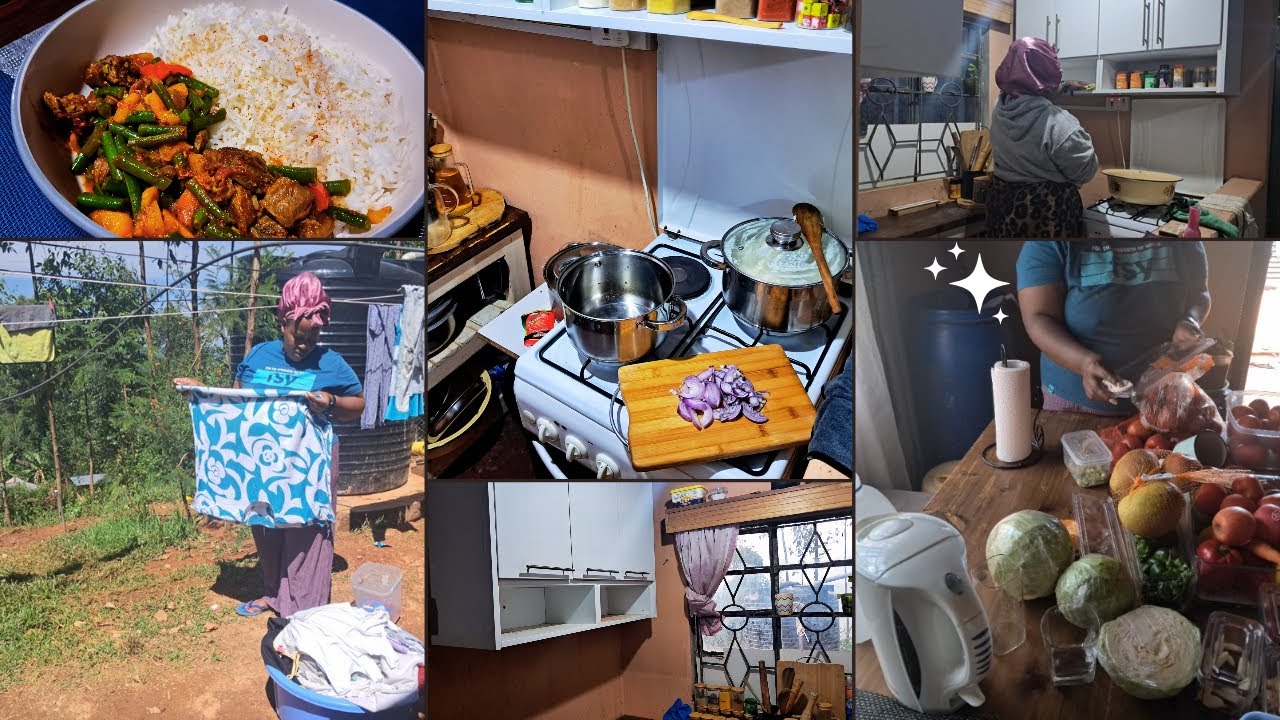 Находим радость в простоте || Ремонт кухни, продуктивный день. Жизнь в кенийской деревне.
