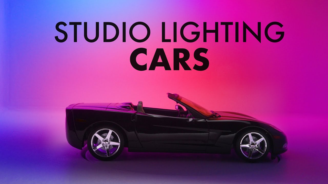 How to light cars in a studio space